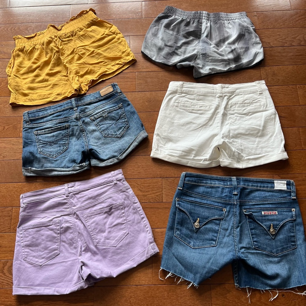 💥HUDSON/AEROSPSTALE/H & M SHORTS BUNDLE-0/25/S💥 - Picture 2 of 14